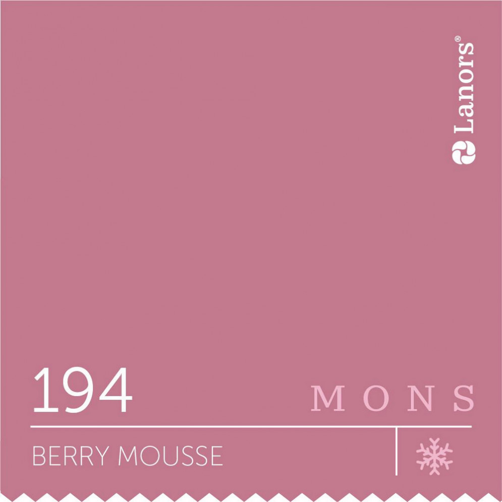 Краска Lanors Mons «Berry Mousse» (Ягодный мусс), 194